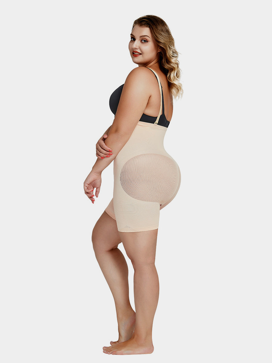 Wearing Firm Tummy Compression Bodysuit Shaper to Make Your Look to Another Level